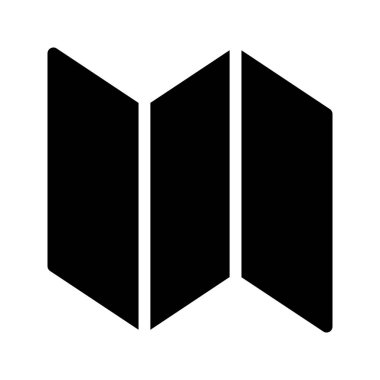 el ilanı Glifler düz vektör simgeler