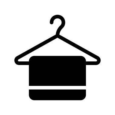 Askı Glifler düz vektör simgeler