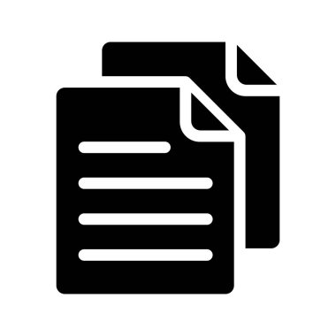 dosyasının glifleri düz vektör simgeler