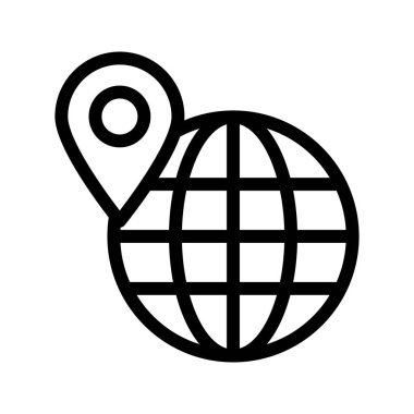 İnce çizgi vektör simge göster