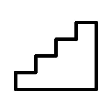 yukarı ince çizgi vektör simgesi