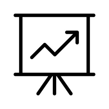 Grafik ince çizgi vektör simgesi