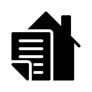 ev Glifler düz vektör simgeler