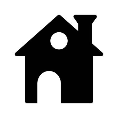 ev Glifler düz vektör simgeler