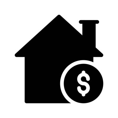 ev Glifler düz vektör simgeler