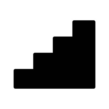 yukarı Glifler düz vektör simgeler