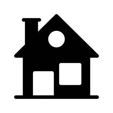 ev Glifler düz vektör simgeler