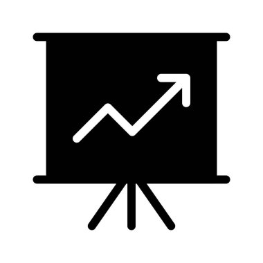 Grafik glifler düz vektör simgeler