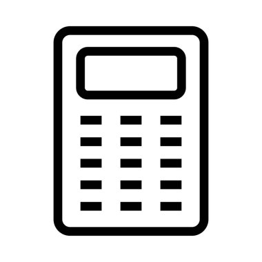 Muhasebe vektör satırı simgesi