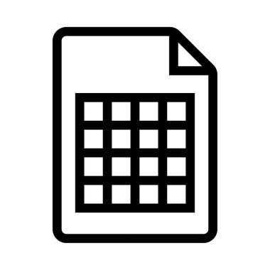 dosya vektör çizgisi simgesi