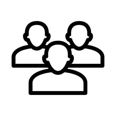 Grup vektör satırı simgesi