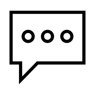 İleti vektör satırı simgesi