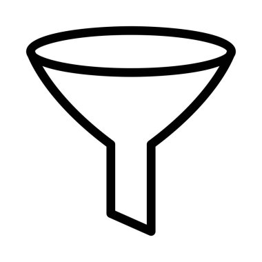 Filtre vektör satırı simgesi