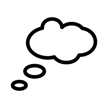 kabarcık vektör satırı simgesi