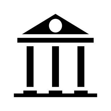 Banka vektör satırı simgesi