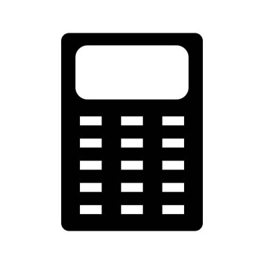 Muhasebe vektör satırı simgesi