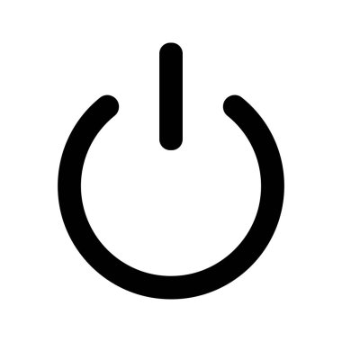 kapatma vektör satırı simgesi