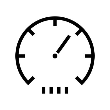 kalibre vektör satırı simgesi