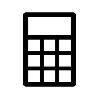 Muhasebe vektör satırı simgesi