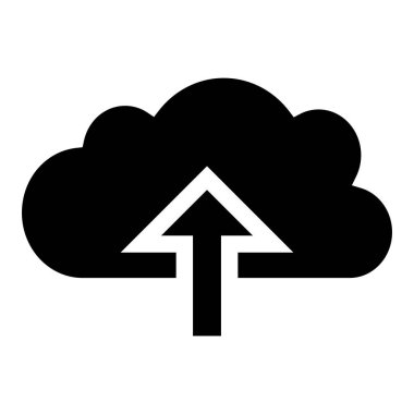 bulut vektör çizgisi simgesi