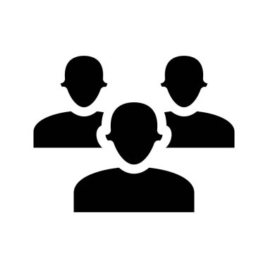 Grup vektör satırı simgesi