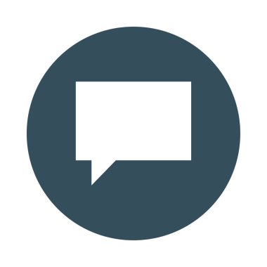 konuşma vektör satırı simgesi