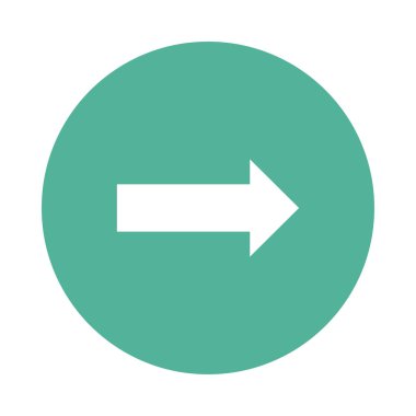 Ok vektör satırı simgesi