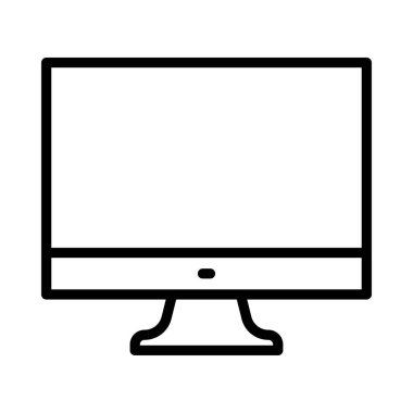 LCD ince çizgi vektör simgeler