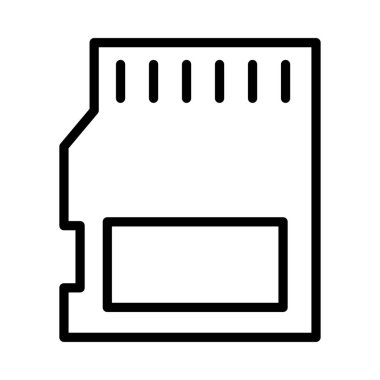 kartı ince çizgi vektör simgeler