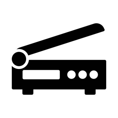 Yazıcı Glifler düz vektör simgeler