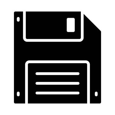 disket Glifler düz vektör simgeler