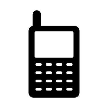 telefon Glifler düz vektör simgeler