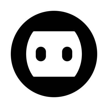 uzantısı Glifler düz vektör simgeler