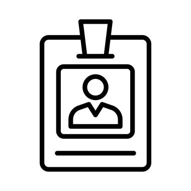 rozet ince çizgi vektör simgesi