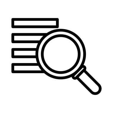 çalışma ince çizgi vektör simgesi