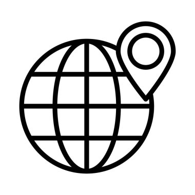 İnce çizgi vektör simge göster