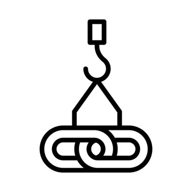 İnce Satır Vektör Simgesi Bağlantı