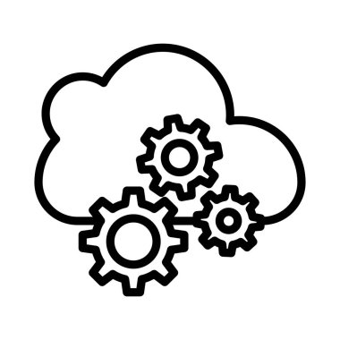 ince çizgi vektör simgesi yapılandırma