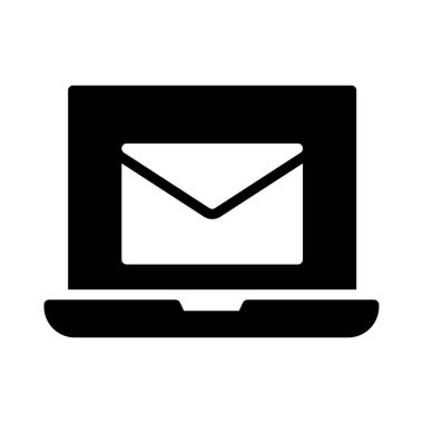 ileti Glifler düz vektör simgeleri