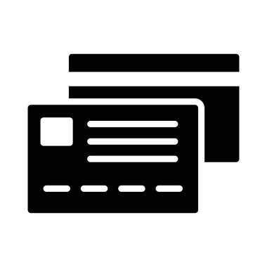 kart Glifler düz vektör simgeler