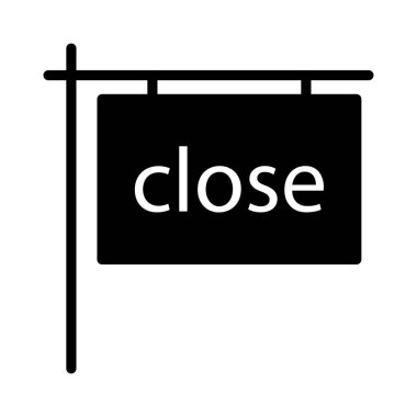 Yönetim Kurulu Glifler düz vektör simgesi