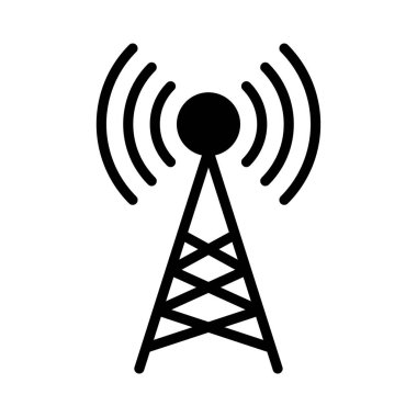 sinyal Glifler düz vektör simgesi