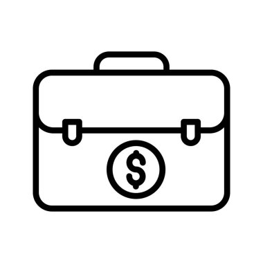 ince çizgi vektör simgeler çanta