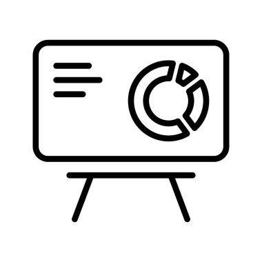 Yönetim Kurulu ince çizgi vektör simgeler