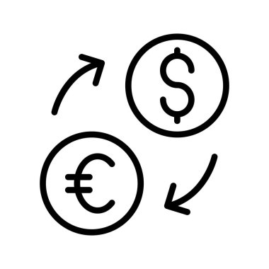 ince çizgi vektör simgeler transfer