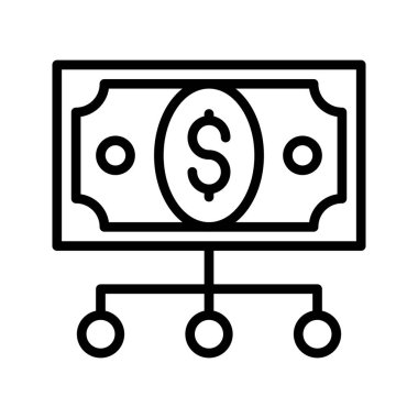 Ağ ince çizgi vektör simgeleri