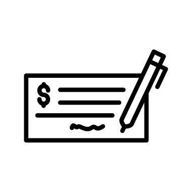 ince çizgi vektör simgeler imzalamak