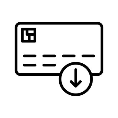 ince çizgi vektör simgeler ödemek