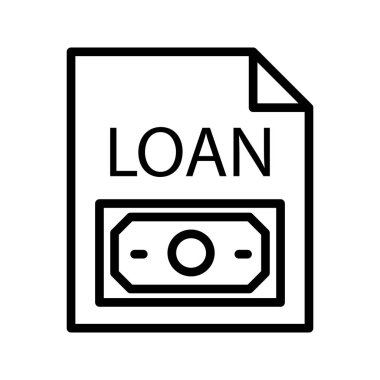 dosya ince çizgi vektör simgeler