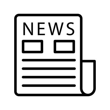 Kağıt ince çizgi vektör simgeler